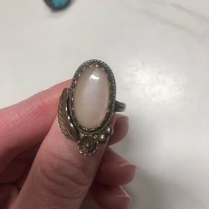 Vintage Navajo mother of Pearl ring